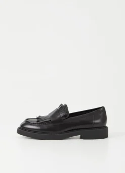 Kengät<Vagabond Alex W Loafer Musta Kiillotettu Nahka