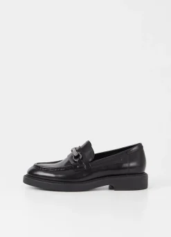Kengät<Vagabond Alex W Loafer Musta Kiillotettu Nahka