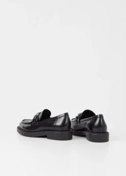 Kengät<Vagabond Alex W Loafer Musta Kiillotettu Nahka