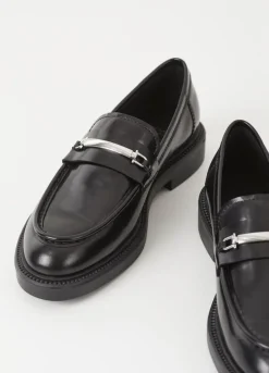 Kengät<Vagabond Alex W Loafer Musta Kiillotettu Nahka