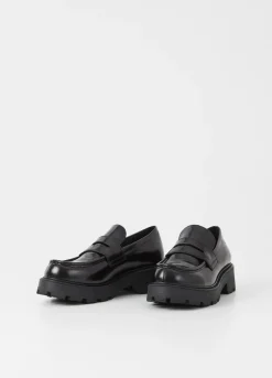 Kengät<Vagabond Cosmo 2.0 Loafer Musta Kiillotettu Nahka