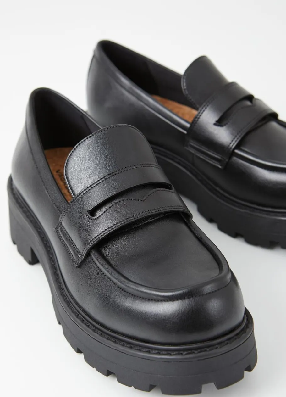 Kengät<Vagabond Cosmo 2.0 Loafer Musta Tekonahka