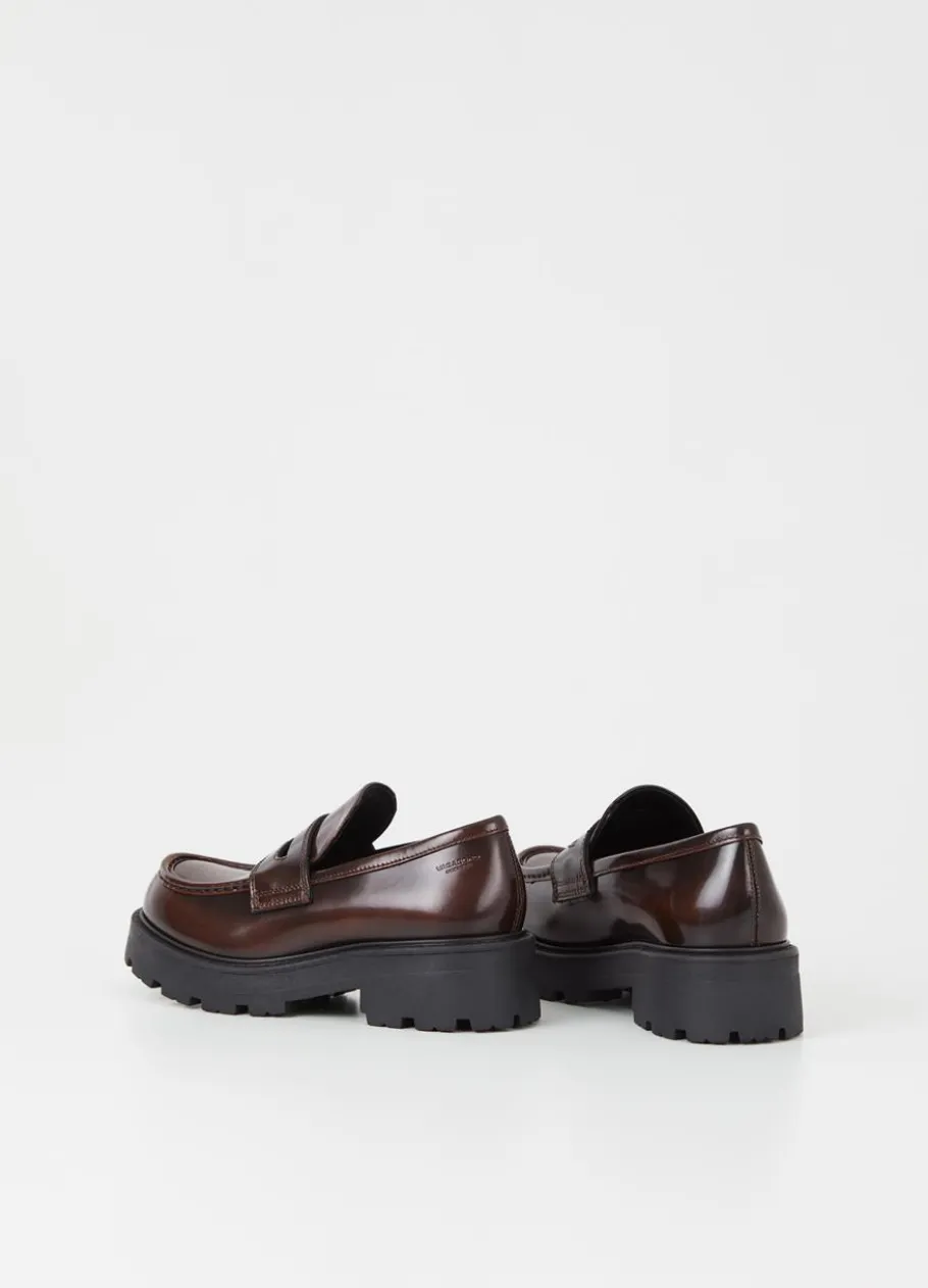 Kengät<Vagabond Cosmo 2.0 Loafer Ruskea Kiillotettu Nahka