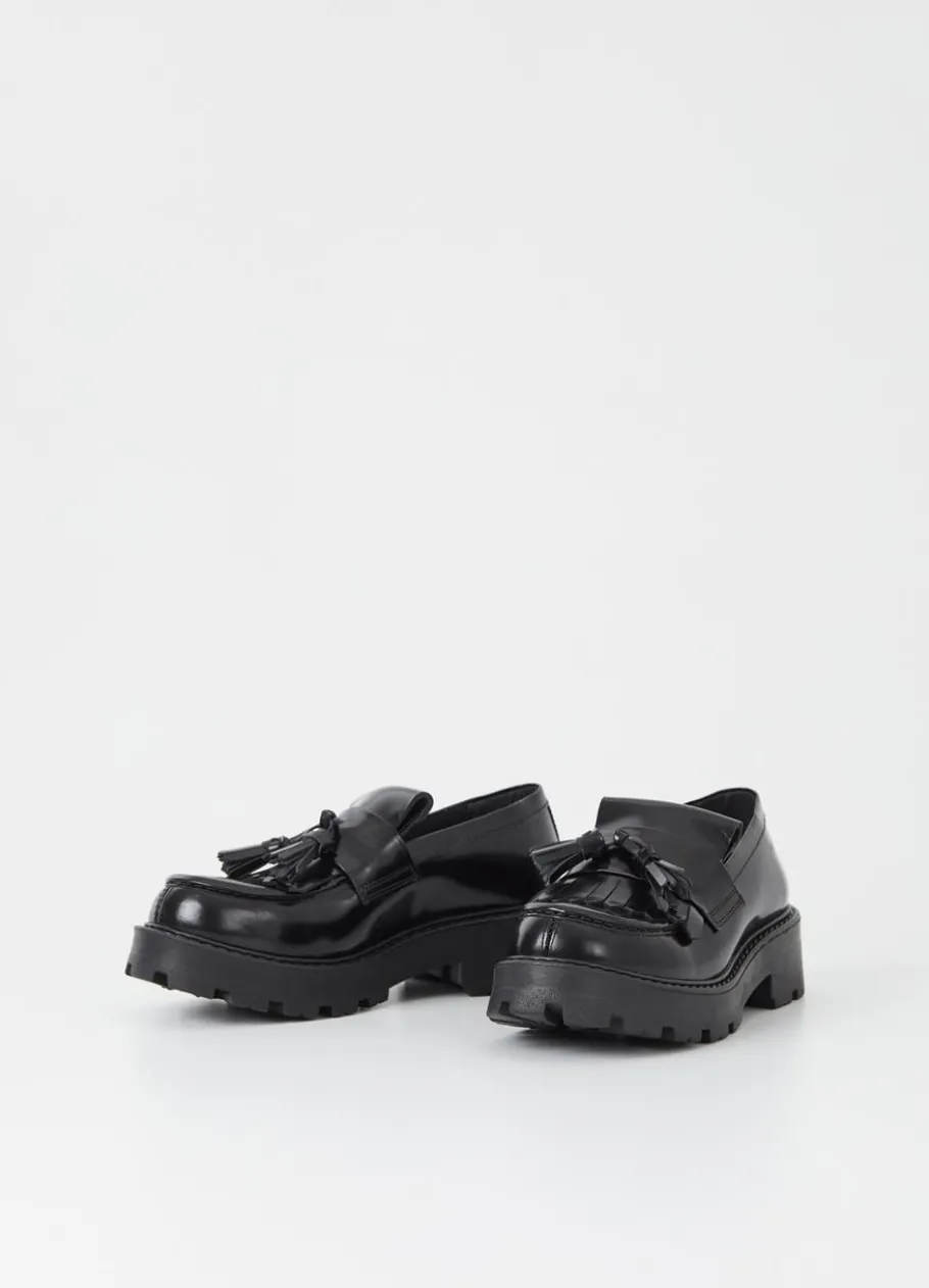 Kengät<Vagabond Cosmo 2.0 Loafer Musta Kiillotettu Nahka