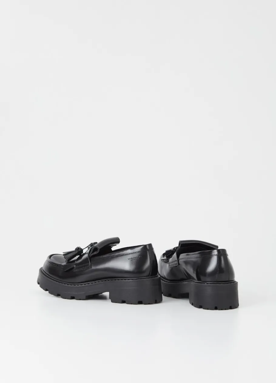 Kengät<Vagabond Cosmo 2.0 Loafer Musta Kiillotettu Nahka