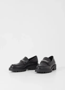 Kengät<Vagabond Kenova Loafer Musta Nahka