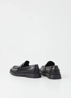 Juhlakengät<Vagabond Mike Loafer Musta Nahka